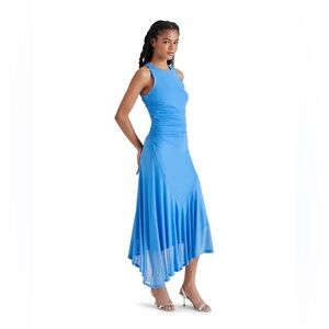 Steve Madden Asymmetrical Blue Dress